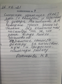 Отзыв о Нагибине А.Н.
