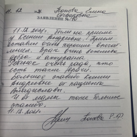 Отзыв о Голопуровой К.А.